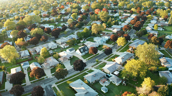 Neighborhood homes in Prince William County, Virginia